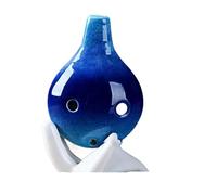 Ocarina Ocarina Contralto A 6 Fori Con Smalto A Cielo Stellato Chiave In Do Flauto Per Principianti Strumento Musicale Professionale Souvenir Turistico(Royal blue)