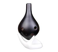 Ocarina Ocarina Contralto A 6 Fori Per Principianti In Do Modello Intagliato E Affumicato Strumento A Fiato(Black)