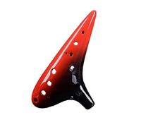 ocarina Ocarina di colore sfumato 12 fori alto AC ocarina in ceramica fatta a mano per principianti ocarina in porcellana avanzata (Color : 4)