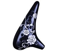 Ocarina, Ocarina idilliaca a forma di sottomarino con rilievo rosa, strumento for flauto alto Do a 12 fori for principianti