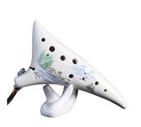 Ocarina Ocarina In Ceramica A 12 Fori Con Tono Medio Rovesciato In Do Strumento Per Principianti(Fishing)