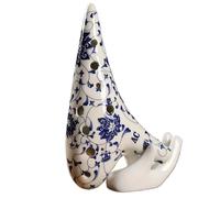 Ocarina Ocarina In Ceramica A 12 Fori Flauto Contralto In Ceramica Modello Classico Celadon Con Motivo Floreale Strumento Musicale In Vetro Fatto A Mano(AC)
