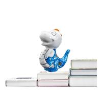 Ocarina Ocarina In Ceramica A 6 Fori Con Drago Sputafuoco Accordata In Corrente Alternata Souvenir Di Un Luogo Panoramico Strumento Musicale(Blue)