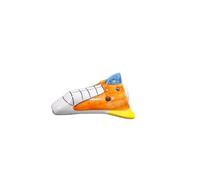 Ocarina Ocarina In Ceramica Con 6 Fori Accordata In Corrente Alternata Con Melodia A Forma Di Astronave Souvenir Di Un Luogo Panoramico Strumento Musicale Adatto Agli Amanti Della Musica(Orange)