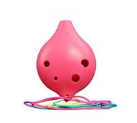 Ocarina Ocarina in plastica a 6 fori in Do contralto, strumento musicale per principianti (rosa)
