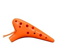 Ocarina Ocarina In Plastica Con 12 Fori SC Ad Alta Tonalità In Resina Adatta Ai Principianti(Orange)