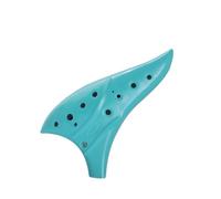 Ocarina Ocarina Lavabile E Resistente Alle Cadute Dal Suono Brillante E Dall'aspetto Splendido Con Prestazioni Di Livello A 12 Fori(Blue)