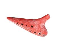 Ocarina Ocarina Per Principianti Con Accordatura AC A 12 Fori Smaltata In Pietra Rossa Strumento Per Suonare