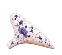 ocarina Ocarina per strumenti musicali con prestazioni professionali, ocarina suprema blu e bianca a 12 fori in chiave C contralto