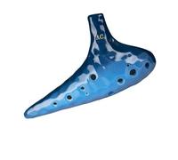 Ocarina Ocarina Professionale A 12 Fori Per L'insegnamento Della Musica Per Principianti(Blue SF Treble F)
