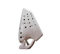 ocarina Ocarina Professionale A Tre Tubi Tasto C Alto Ceramica Bianca Insegnamento Avanzato Delle Prestazioni Etniche (Color : 2)