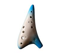 ocarina Ocarina sfumata blu 12 fori chiave C contralto AC Ocarina didattica Ocarina of Time Strumento nazionale (Color : 3/4)