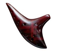 Ocarina Ocarine A 12 Fori Con Intonazione Stabile Con Tono Di Do Contralto Strumento Per Principianti E Amanti Della Musica(Light brown)