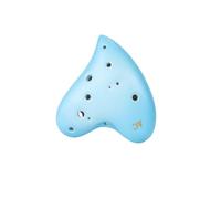 Ocarina Per Principianti 12 Fori AC Piccola Pressa Tasto Do Centrale Strumento Professionale Strumento Ocarina Professionale(Blue,Bag2)