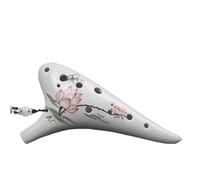 Ocarina Per Principianti Con Sintonizzazione In Do Alto A 12 Fori Prestazioni Professionali Accordatura AC Ocarina Dipinta A Mano Con Movimento Della Coda Ocarinawind(Style 6)