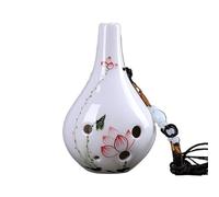 Ocarina Per Principianti Ocarina A Sei Fori Tono C Centrale Ocarina AC Verticale Dipinta A Mano Ice Crack Craft(Style 4)