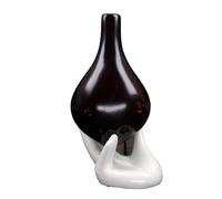 Ocarina Per Principianti Ocarina AC A 6 Fori Strumento Ocarina Affumicato Con Tono C Alto In Ceramica Rossa Consigliato Per Principianti(Style 9)