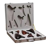 Ocarina Per Principianti Set Di Ocarine A Sette Pezzi AC SF SG SC Alto G AF BC Principiante Professionale 12 Fori Ocarina Big Lacca Affumicata