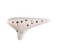 Ocarina Per Saldatura A Fuoco Di Riso A 12 Fori Tono SF Ocarina Per Insegnamento Per Principianti Ocarina Sonora A 12 Fori Ocarinawind(White)