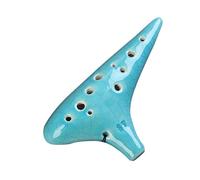 Ocarina Per Saldatura A Riso A 12 Fori Soprano F Tono Principiante Insegnamento Ocarina Liscia Ocarina A 12 Fori Per Qualità Del Suono (Color : Blue)
