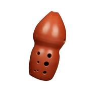ocarina Performance A Doppia Camera A Undici Fori In Ceramica Rossa In Chiave Di Do