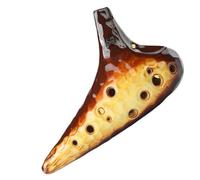 ocarina Principiante blu S/G triplo G12 con onde marine con livello di prestazioni dei materiali didattici(Color:5)
