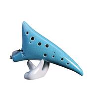Ocarina Principiante Flauto Contralto A 12 Fori Sei Toni Dodici Fori Studente Strumento Musicale Professionale AC Ceramica(C)