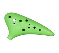 Ocarina principianti Ocarina A 12 Fori 4 Colori In Plastica ABS Strumento Musicale Facile Da Imparare E Trasportare Per Gli Amanti Della Musica(Green)