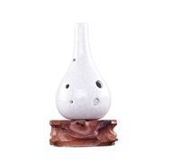 Ocarina principianti Ocarina A 6 Fori Tono Medio Do Tono La Ocarina Per Principianti Ocarina A 6 Fori Per Principianti(White)