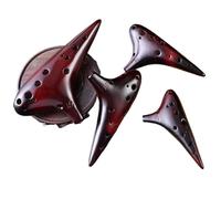 Ocarina principianti Set Di Ocarina A 12 Fori Quattro Pezzi Tra Cui Contralto AC Acuto SF SG SC Strumento Professionale Per Principianti A 12 Fori(A)