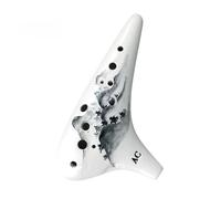 ocarina professionale 12 Fori Contralto C Tono Ocarina Scultura In Rilievo Ocarina In Ceramica Strumenti Musicali Professionali Accessorio Per Principianti (Color : 6)