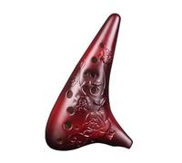 ocarina professionale 12 Fori Contralto C Tono Ocarina Scultura In Rilievo Ocarina In Ceramica Strumenti Musicali Professionali Accessorio Per Principianti (Color : 3/4)