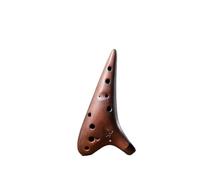 ocarina professionale 7 PZ Ceramica 12 Fori Alto C Chiave Professionale Ocarina Strumento Flauto Cinese AC SF SG SC AF BC(Color:SG)