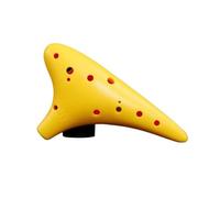 Ocarina Professionale A 12 Fori Contralto AC Accordata Dodici Fori In Resina E Plastica Strumento Per Principianti(Yellow)