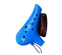 Ocarina Professionale A 12 Fori Contralto AC Accordata Dodici Fori In Resina E Plastica Strumento Per Principianti(Blue 2)