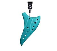 Ocarina Professionale A 12 Fori Lavabile E Bellissima Strumento Ocarina(Blue)