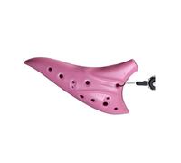 Ocarina Professionale A 12 Fori Lavabile E Bellissima Strumento Ocarina(Pink)