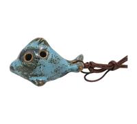 Ocarina professionale a 6 fori, in ceramica, morbida voce, strumento musicale per l'educazione musicale e all'aperto in ceramica smaltata