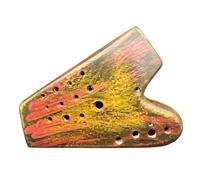 ocarina professionale Accessori forniti per strumenti ocarina tripla piatta professionale(Color:2)