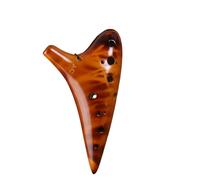 Ocarina Professionale agli Studenti A Dodici Fori Viene Insegnato A Suonare L'ocarina Alto Do in Ceramica AC con Un Timbro Accurato (Color : 3/4)