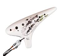 ocarina professionale Chiave classica per ocarina a 12 buche contralto C per principianti per suonare performance professionali in AC(3/4)