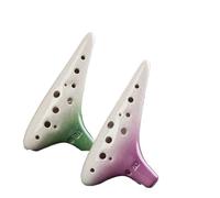 Ocarina professionale Chiave G A 12 Fori Con Tonalità Alta Tipo Professionale Sfumatura Di Colore Per Linsegnamento Ai Principianti(Green)