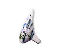 ocarina professionale Chiave per ocarina alto ac a 12 fori dipinta a mano per principianti con cordino per spartito musicale(3)