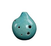 ocarina professionale Ciondolo ocarina per insegnamento del tono Ac in ceramica fatta a mano per studenti creativi a 6 fori di Ocarina(Color:12)