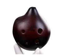 ocarina professionale Ciondolo ocarina per insegnamento del tono Ac in ceramica fatta a mano per studenti creativi a 6 fori di Ocarina(Color:3/4)