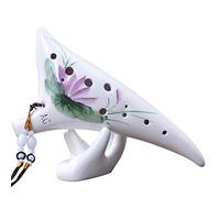 Ocarina professionale con sintonizzazione C alto a 12 fori Studente con sintonizzazione AC a dodici fori Tao Xun che suona strumenti musicali con strumento ocarina con cordino (7)