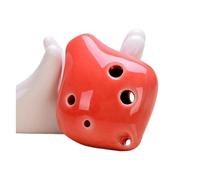 ocarina professionale Confezione da 1 mini Ocarina colorata in ceramica soprano C a 6 fori(Color:11)