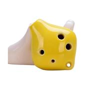 ocarina professionale Confezione da 1 mini Ocarina colorata in ceramica soprano C a 6 fori(Color:12)