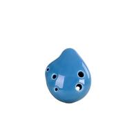 ocarina professionale Confezione da 1 mini Ocarina colorata in ceramica soprano C a 6 fori(Color:4)