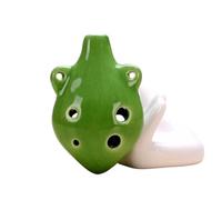 ocarina professionale Confezione da 1 mini Ocarina colorata in ceramica soprano C a 6 fori(Color:5)